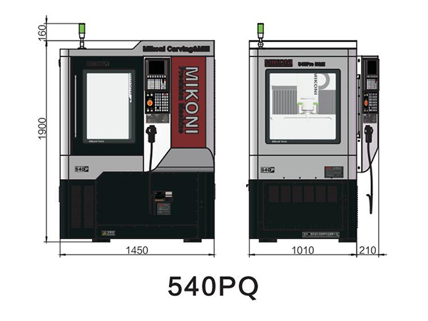 540PQ系列全罩雕铣机 